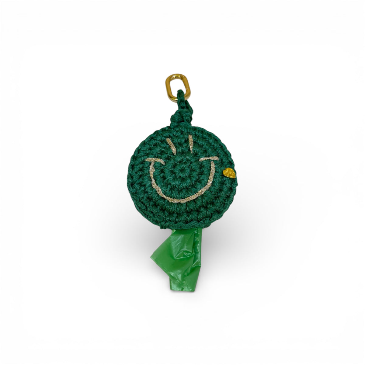 Sac à crottes Smiley vert Kelly