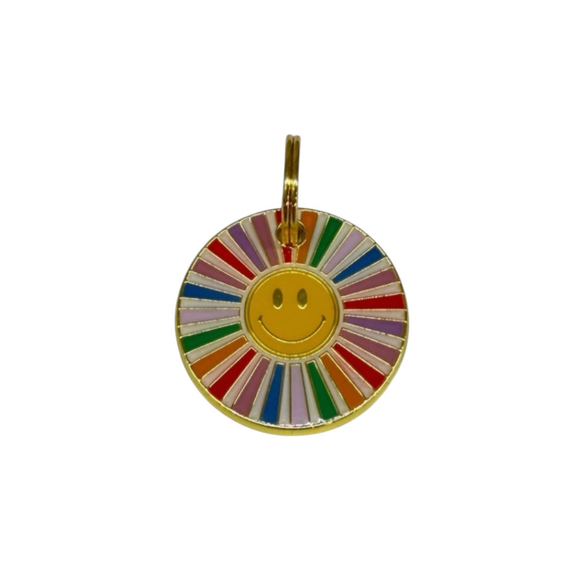 ID Tag Rainbow Smiley