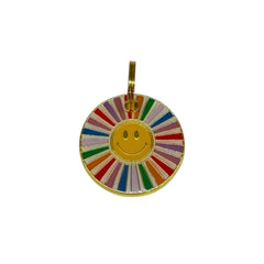 ID Tag Rainbow Smiley