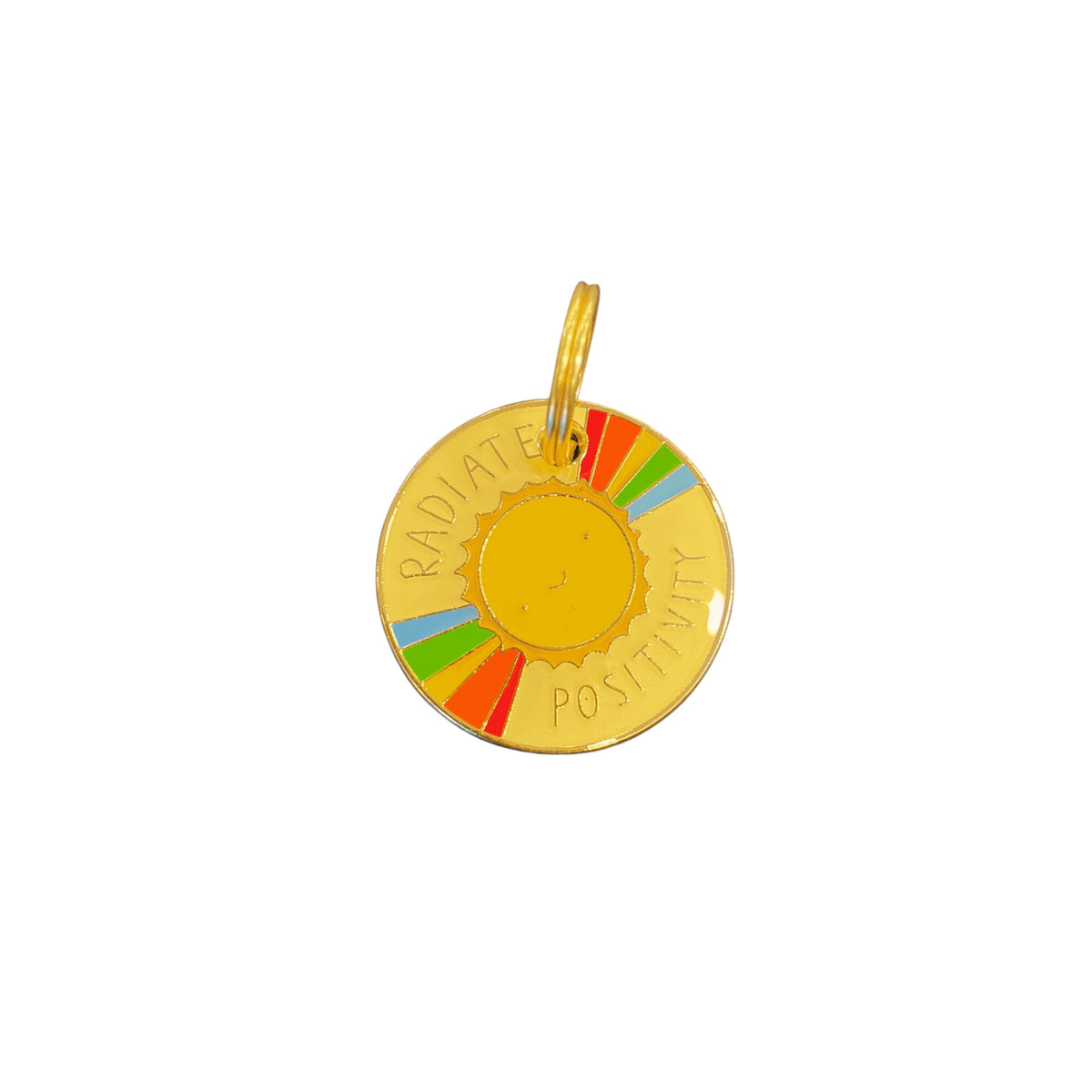 ID tag radiate positivity