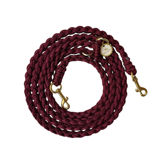 Hands-free leash L.A Burgundy