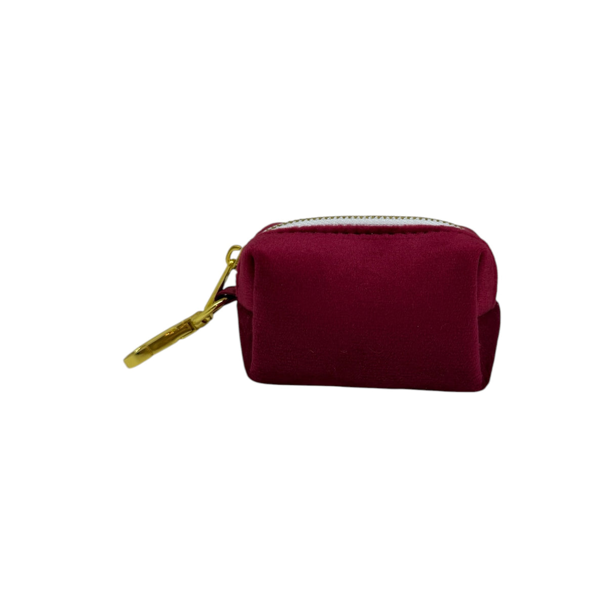 Poepzakhouder velvet rood