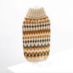 Golden Dreams Alpaca Dog Sweater