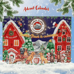 Santa Paws is coming countdown calendar