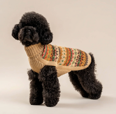 Fair Isle Finn Alpaca Dog Sweater