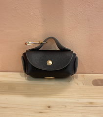 Porte-sac à crottes abstrait noir