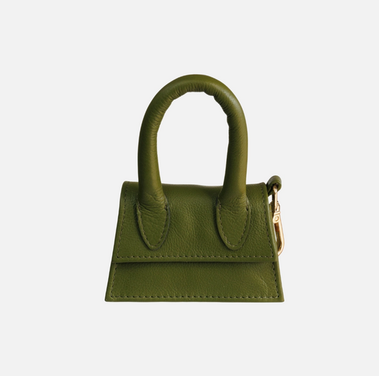 Sac à crottes design vert kaki