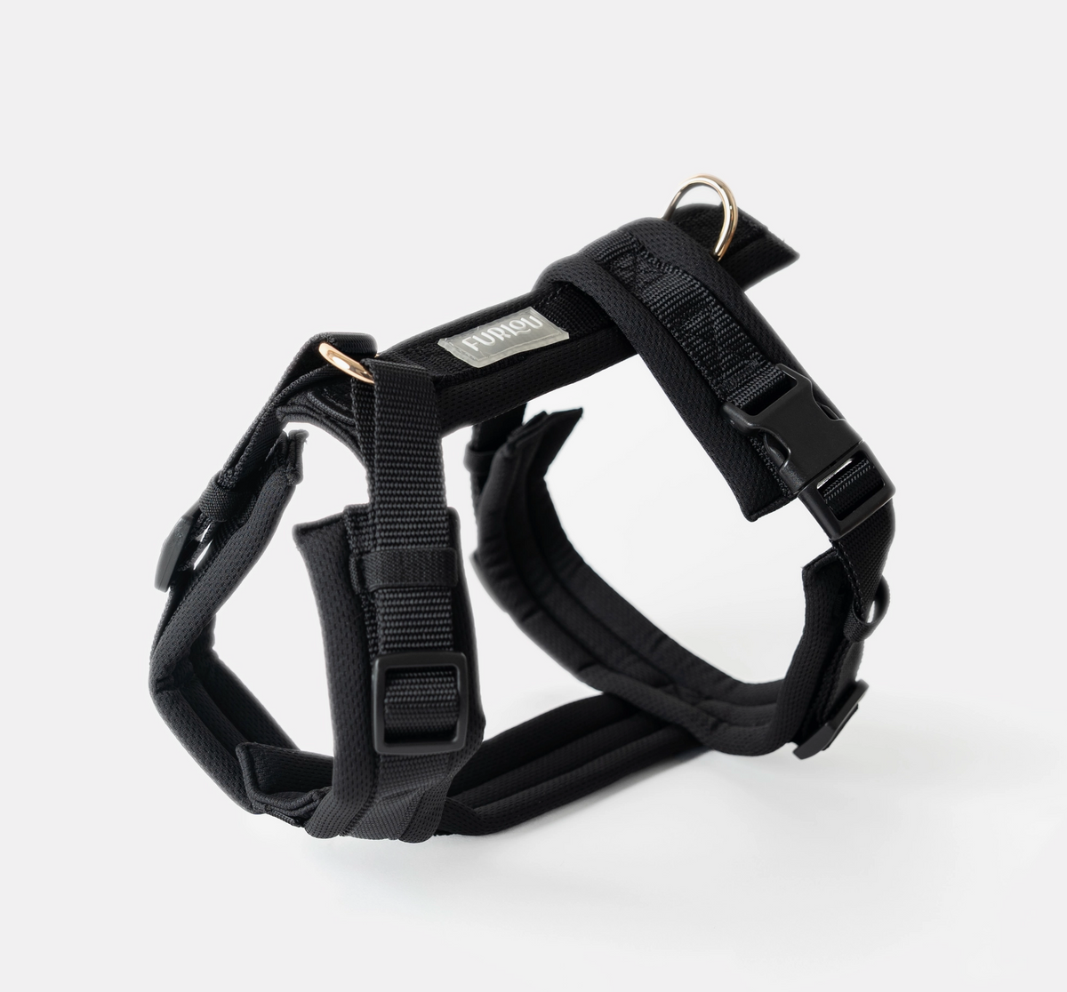 Harnais confort pour chien noir