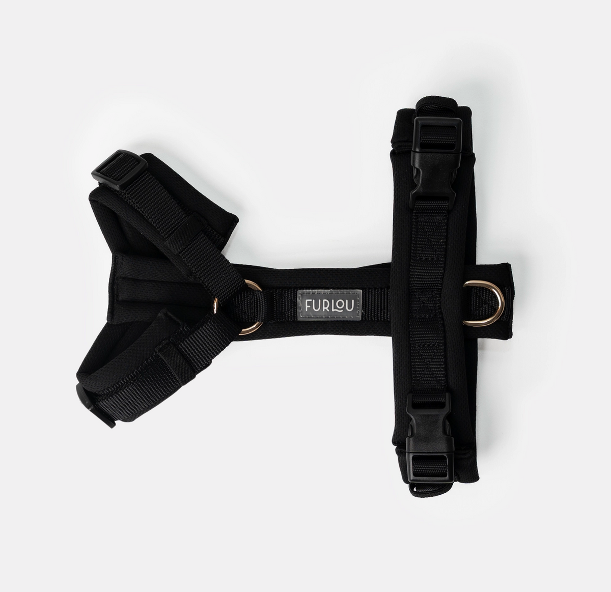 Harnais confort pour chien noir