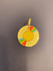 ID tag radiate positivity