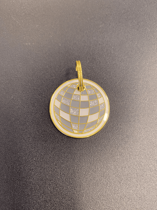 ID tag disco ball