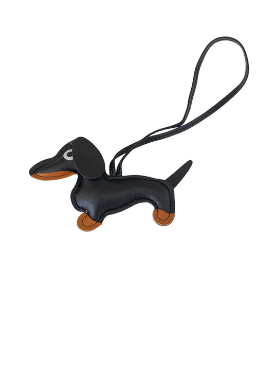 Dachshund keychain black