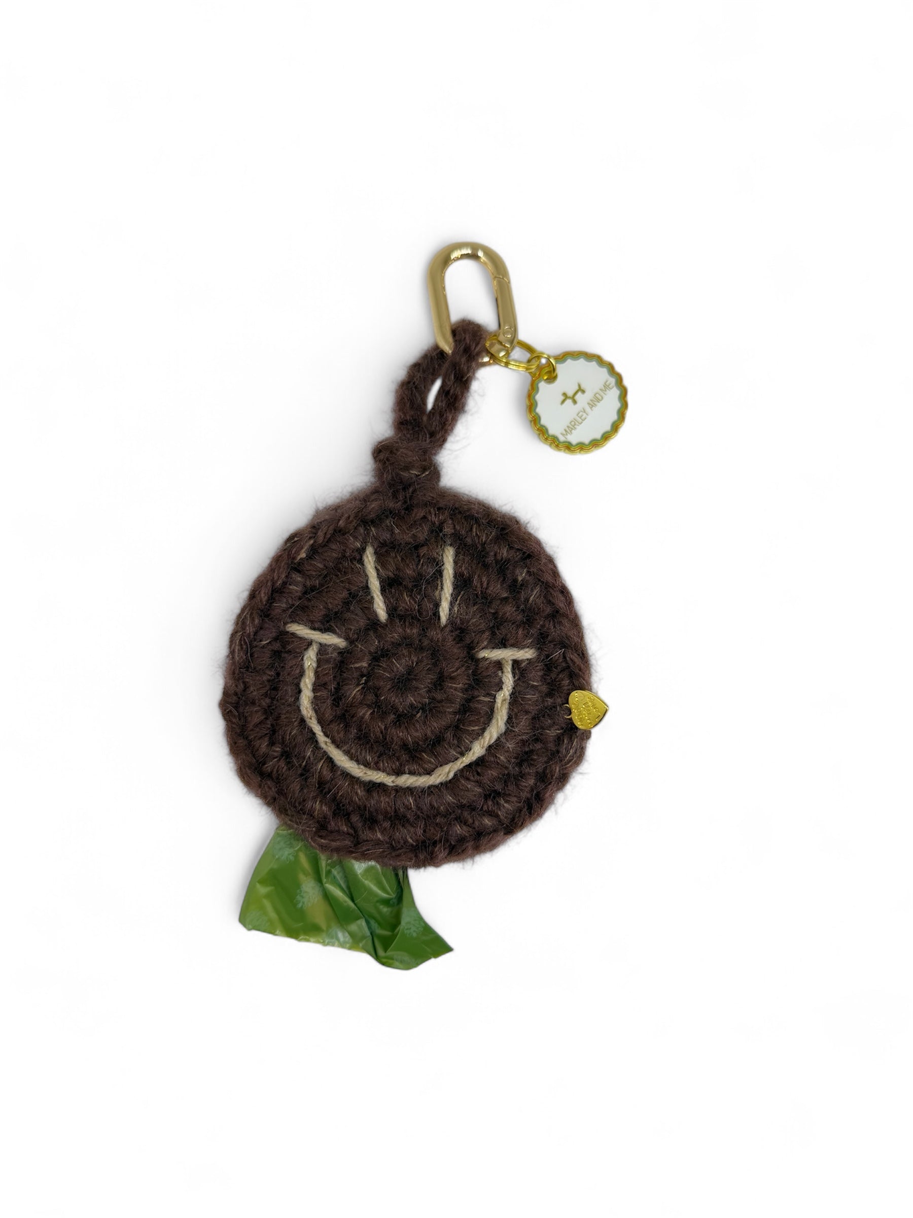 Smiley poepzakje Chocolade bruin