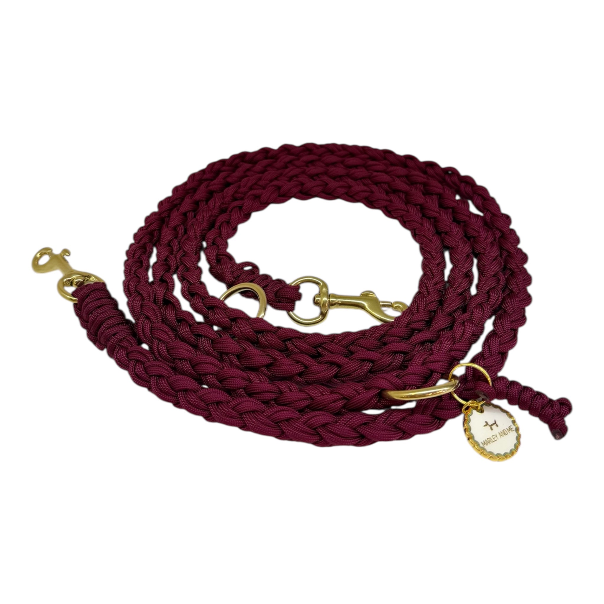 Hands-free leash L.A Burgundy