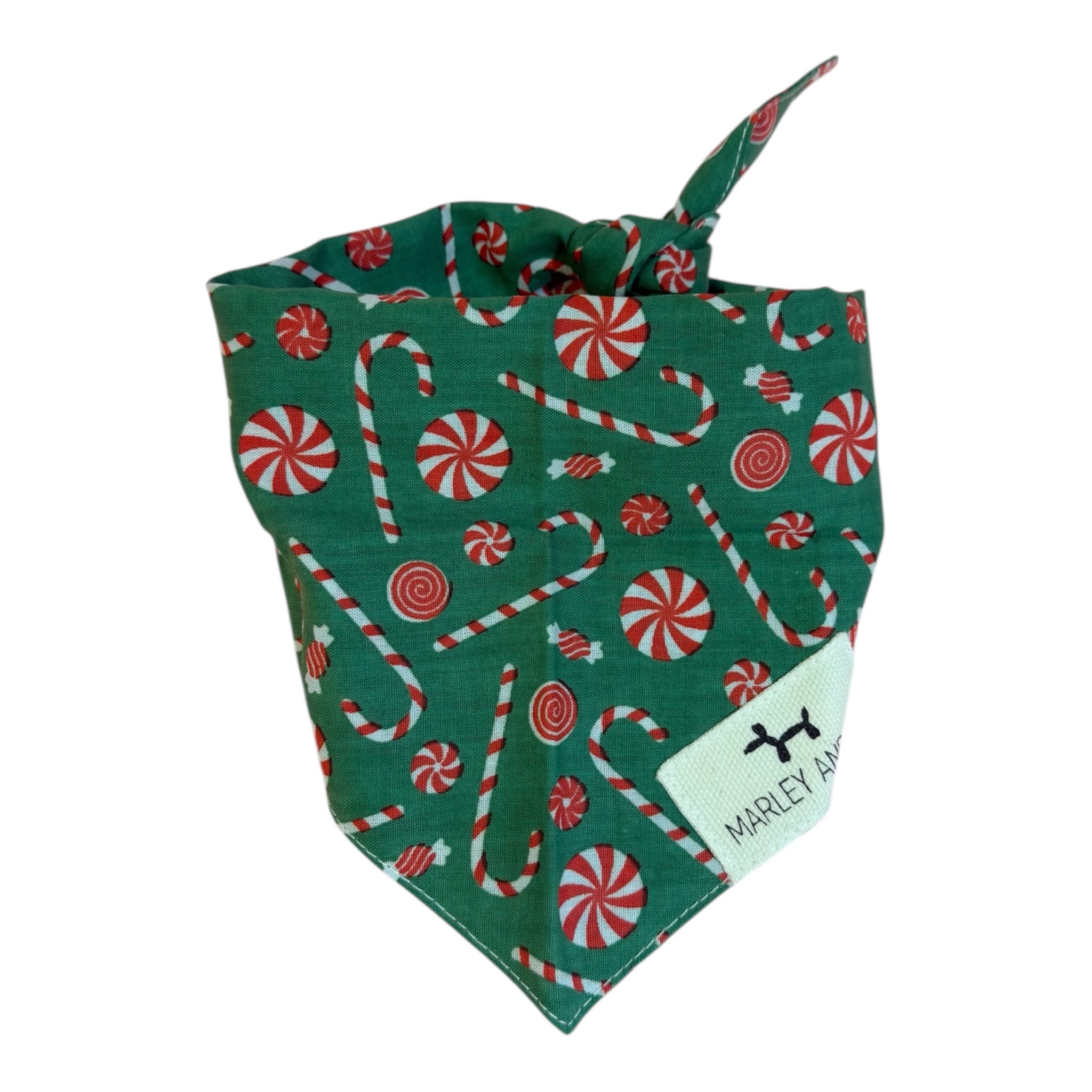 Bandana Christmas candy green