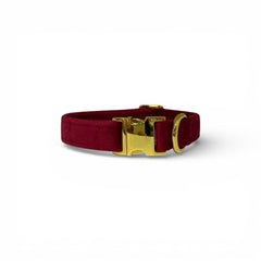 Halsband Velvet rood