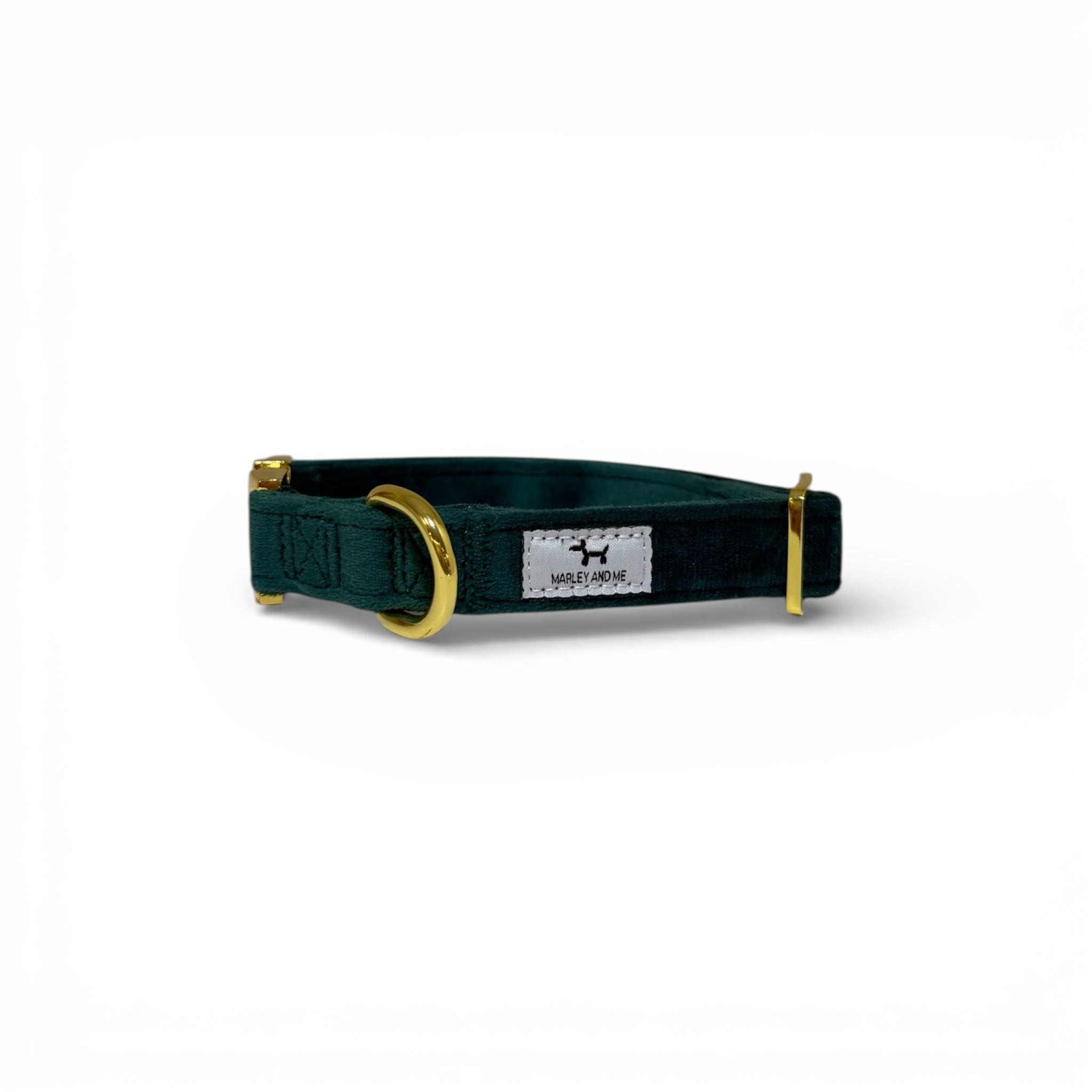 Halsband Velvet groen