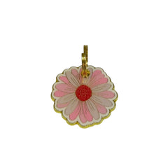 ID Tags Pink Flower