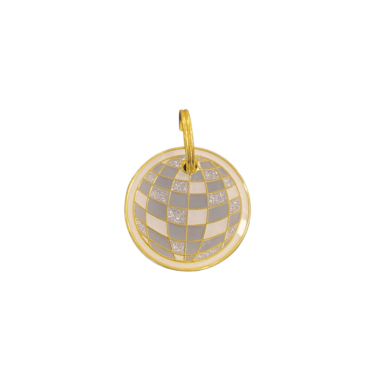 Étiquette d'identification boule disco