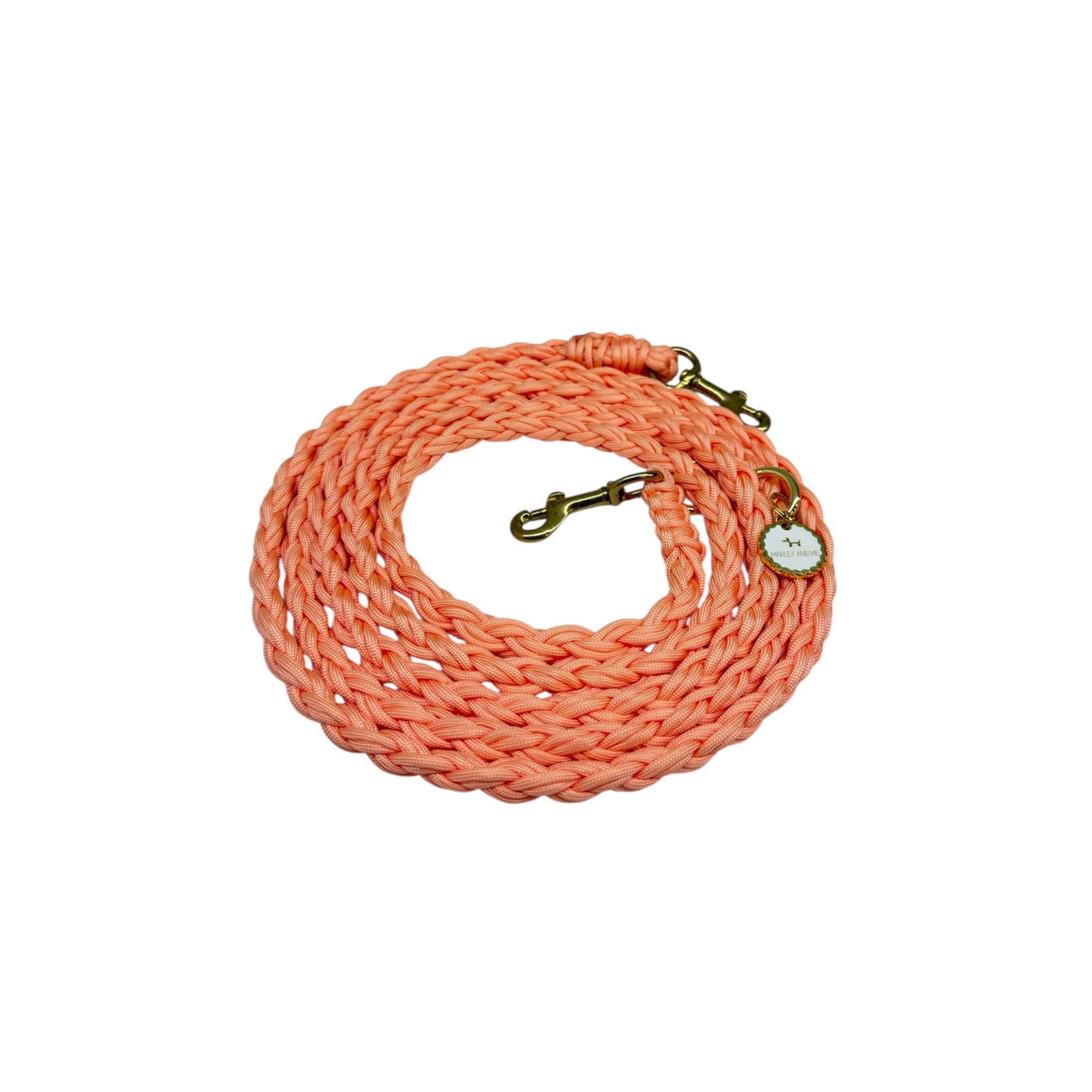 Hands-free leash peach