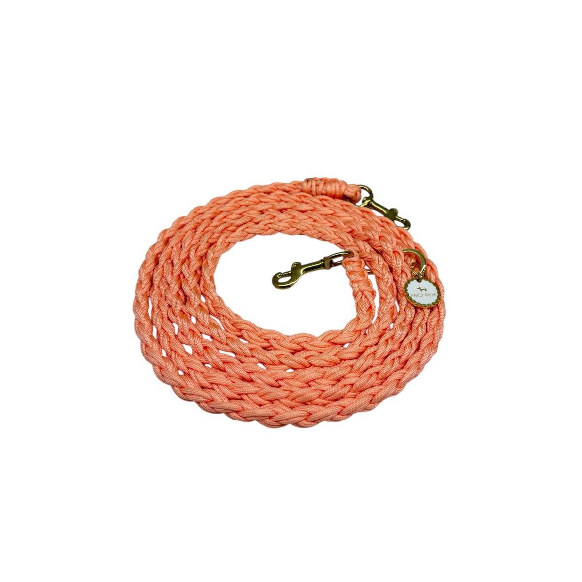 Hands-free leash peach