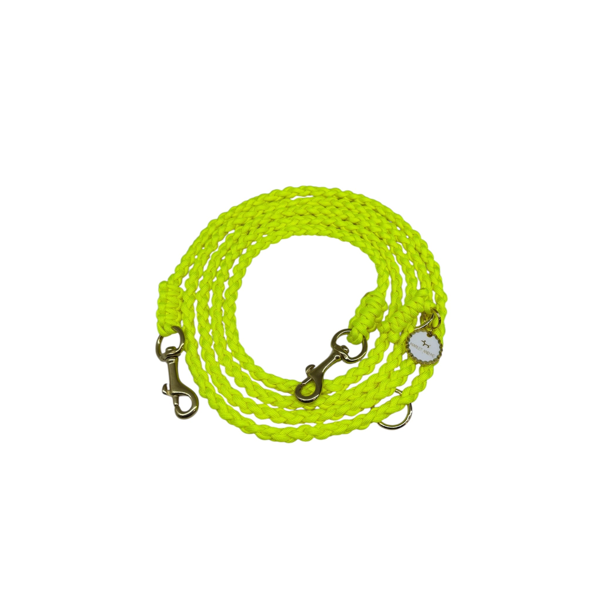 Hands-free leash L.A Neon yellow