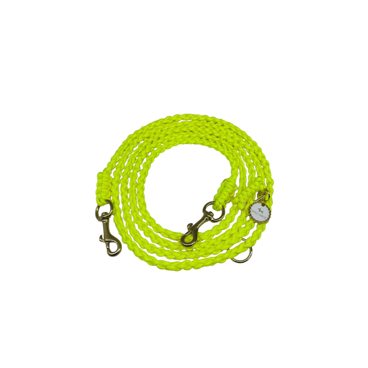 Hands-free leash L.A Neon yellow