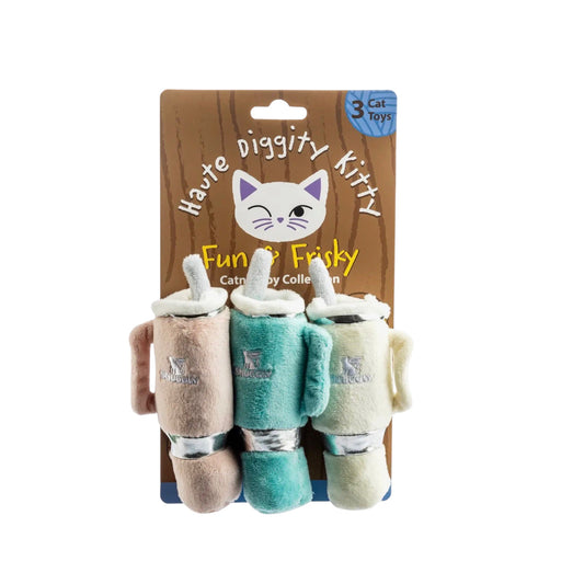 Snuggly Cup 3-pack Catnip Toys