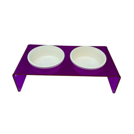 Plexi duo bowl neon pink