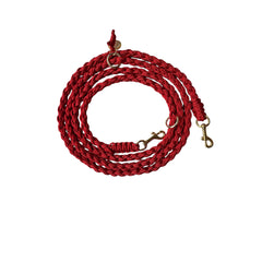 Hands-free leash hot red