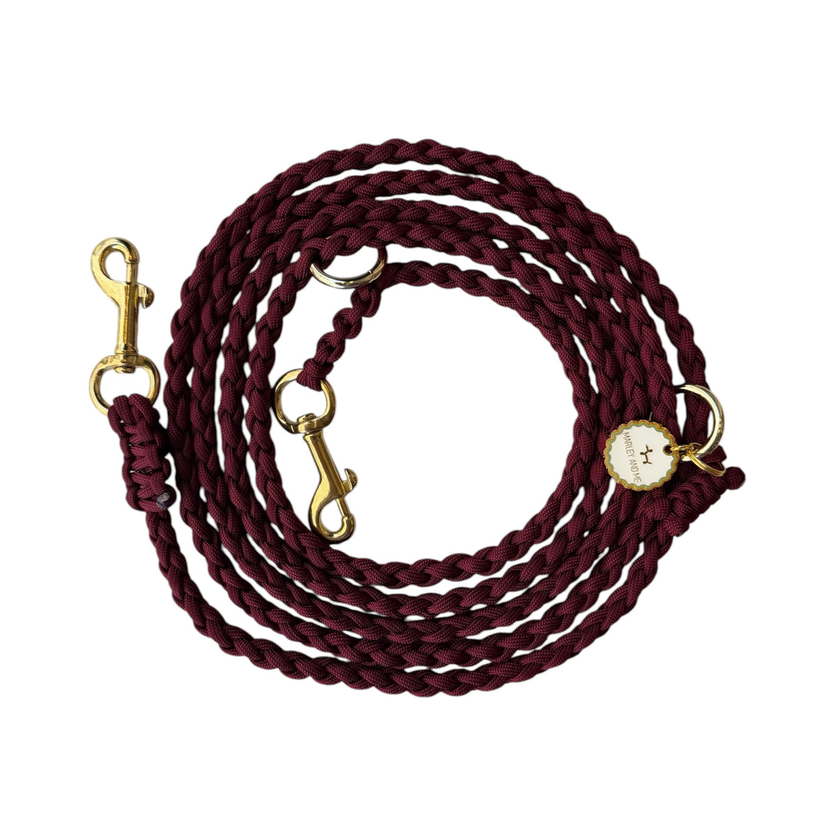 Hands-free leash L.A Burgundy