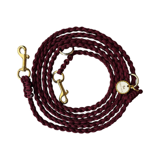 Hands-free leash L.A Burgundy