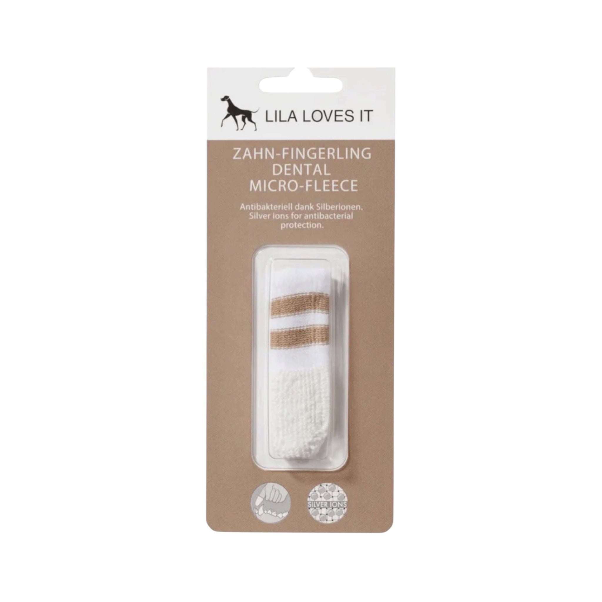 Vingertandenborstel micro-fleece