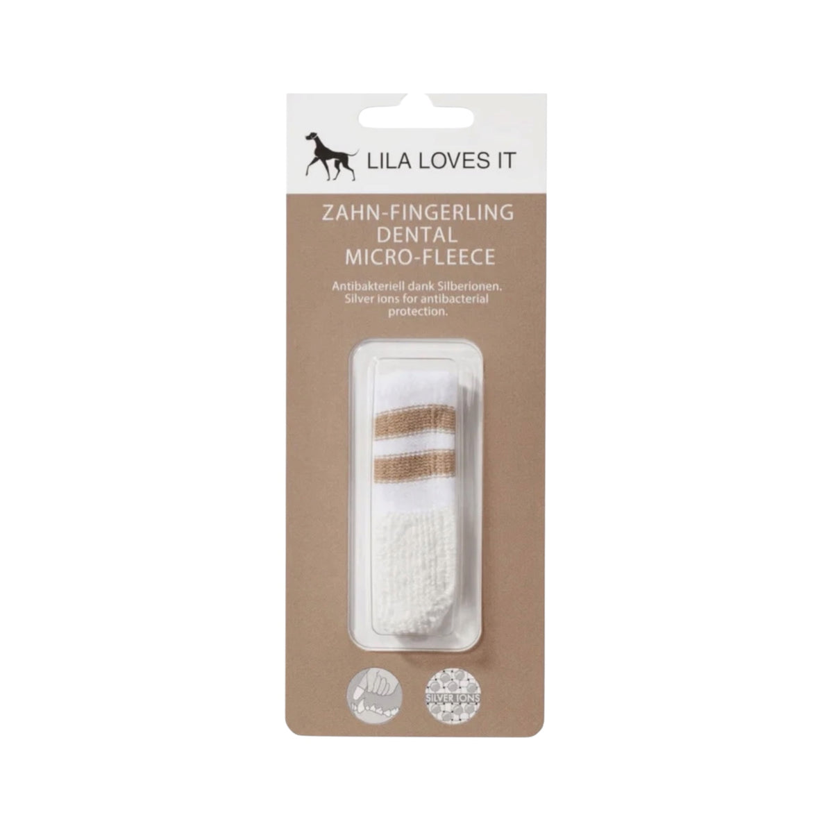Vingertandenborstel micro-fleece