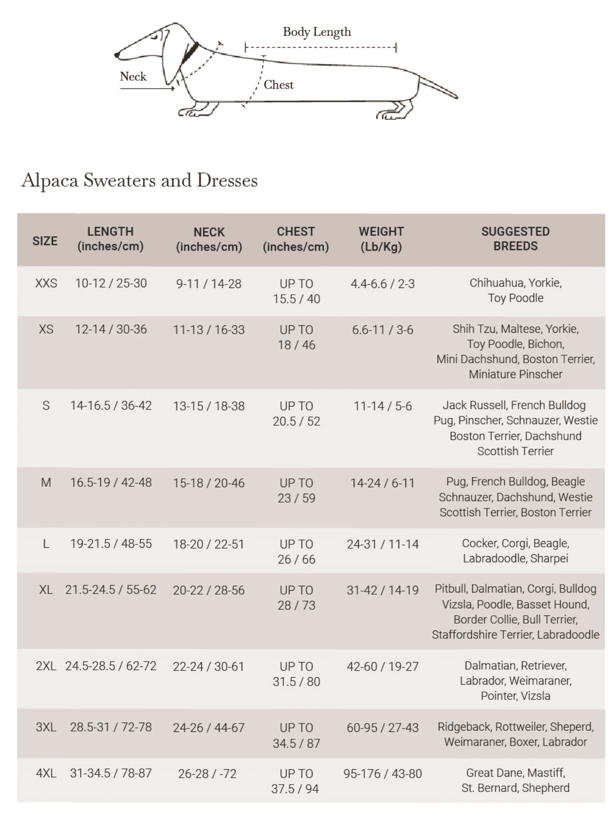 Golden Dreams Alpaca Dog Sweater