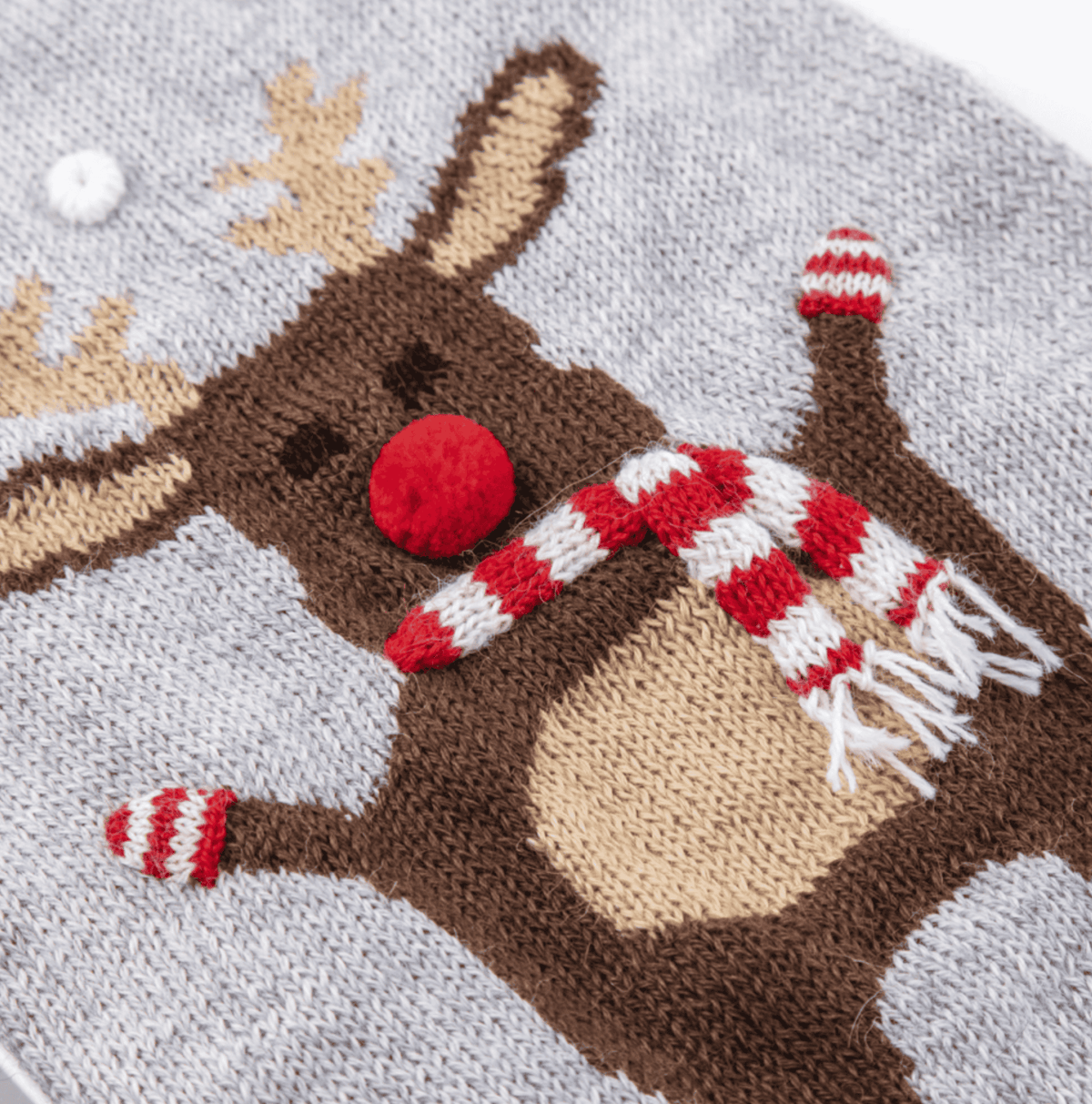 Christmas Moose Alpaca Dog Sweater