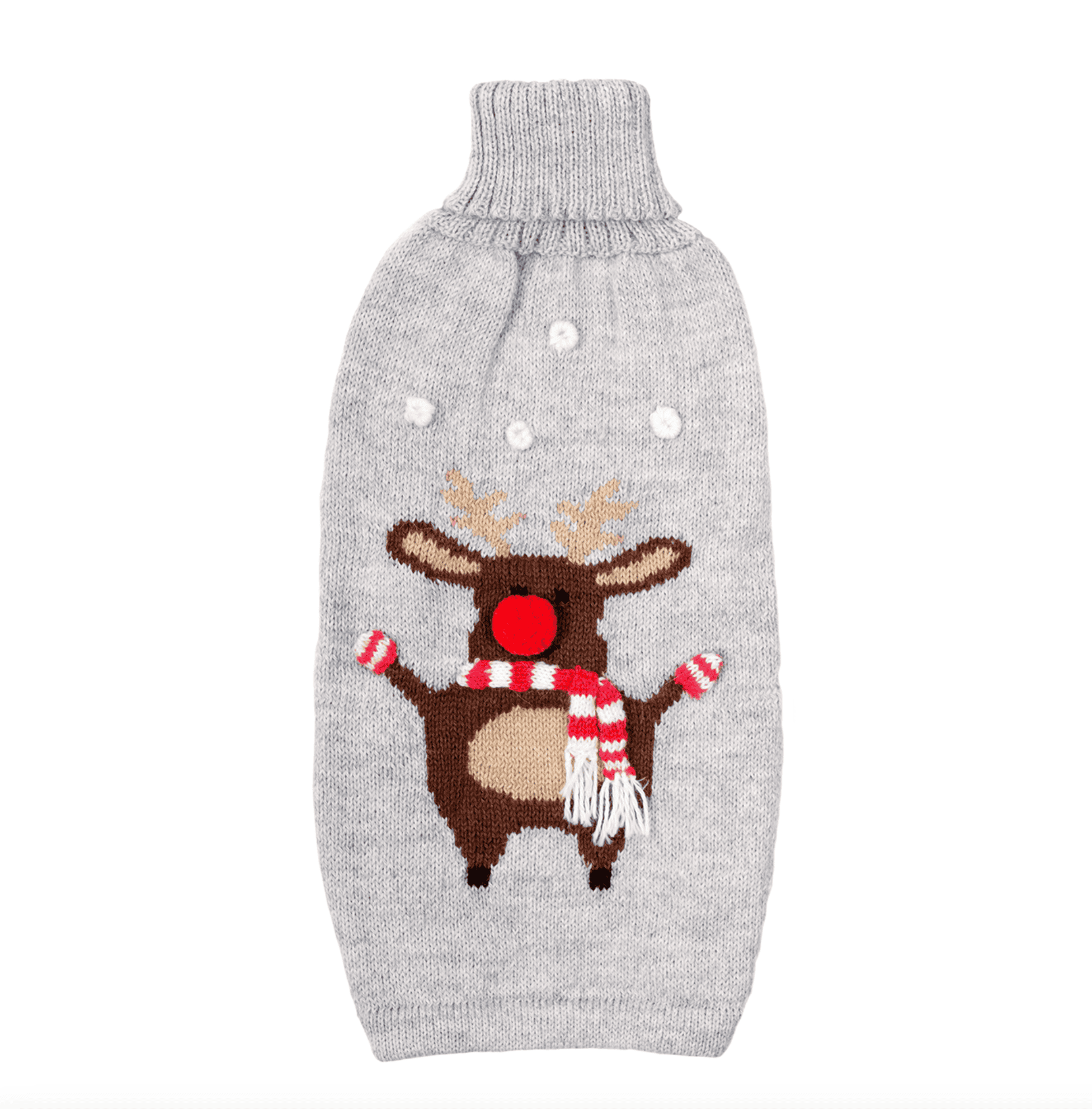Christmas Moose Alpaca Dog Sweater