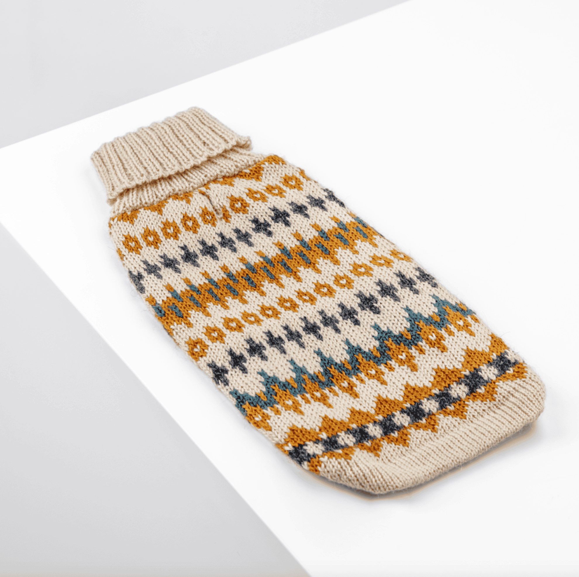 Golden Dreams Alpaca Dog Sweater