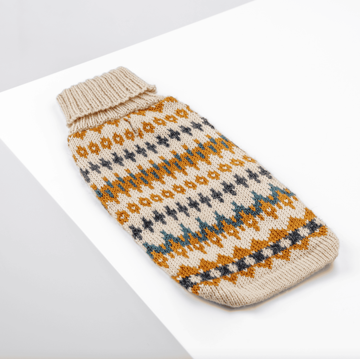 Golden Dreams Alpaca Dog Sweater