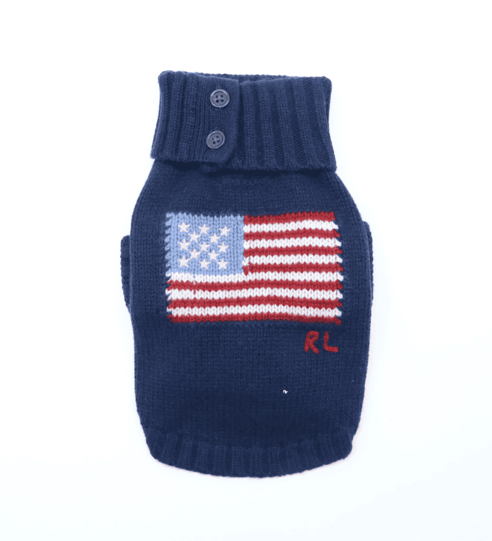 POLO Ralph Lauren Flag Pattern Wool Dog Jumper