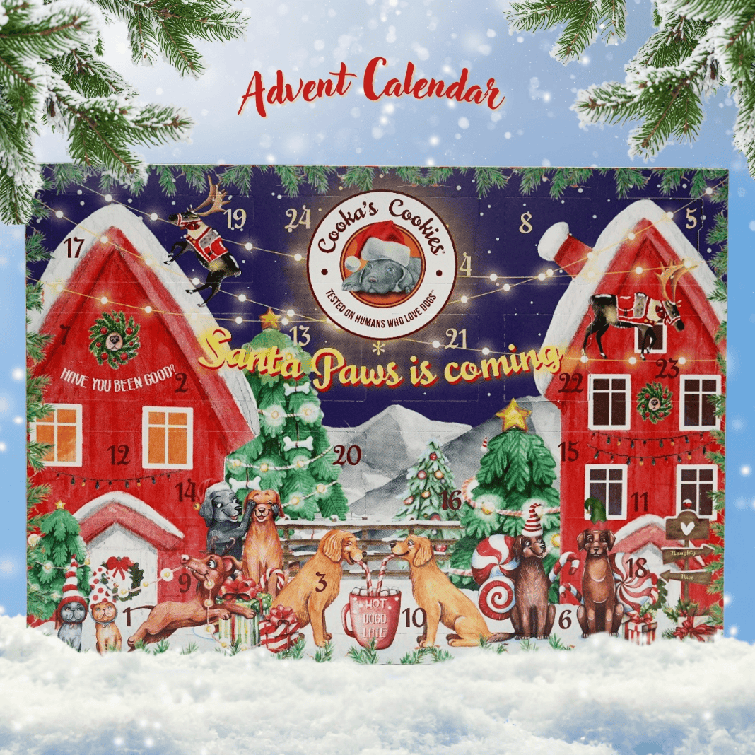Santa Paws is coming aftelkalender