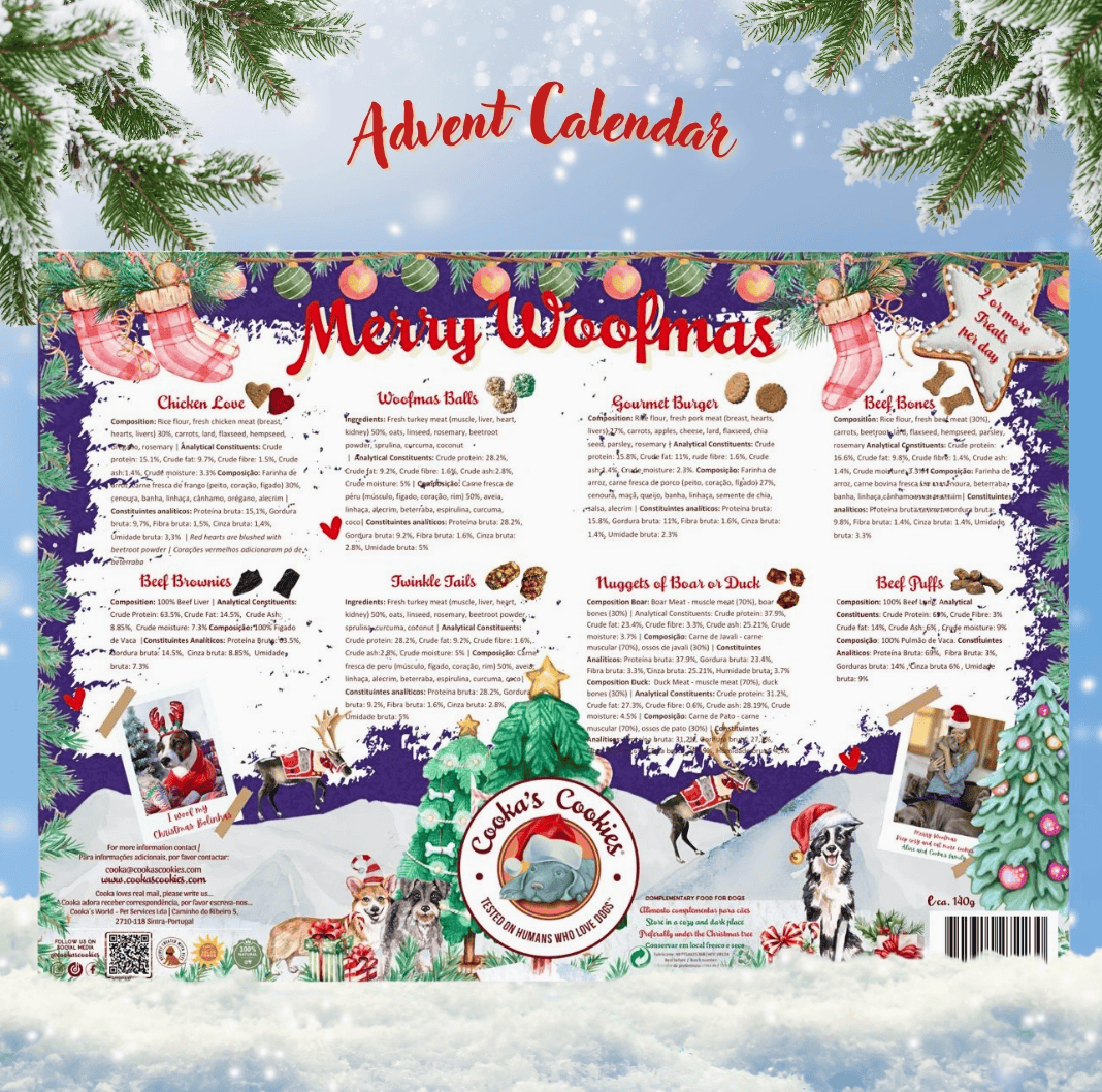 Santa Paws is coming countdown calendar