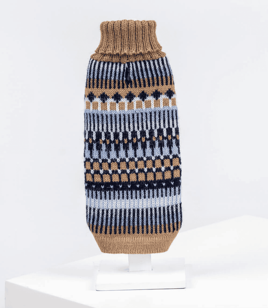 Ice Magic Navy Alpaca Dog Sweater