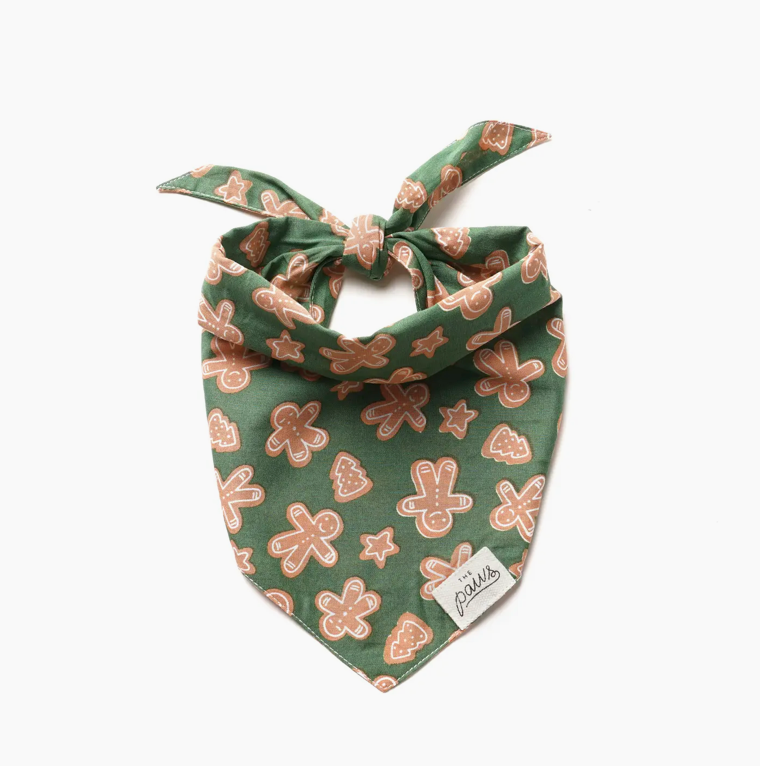 Bandana Christmas Cookies Green