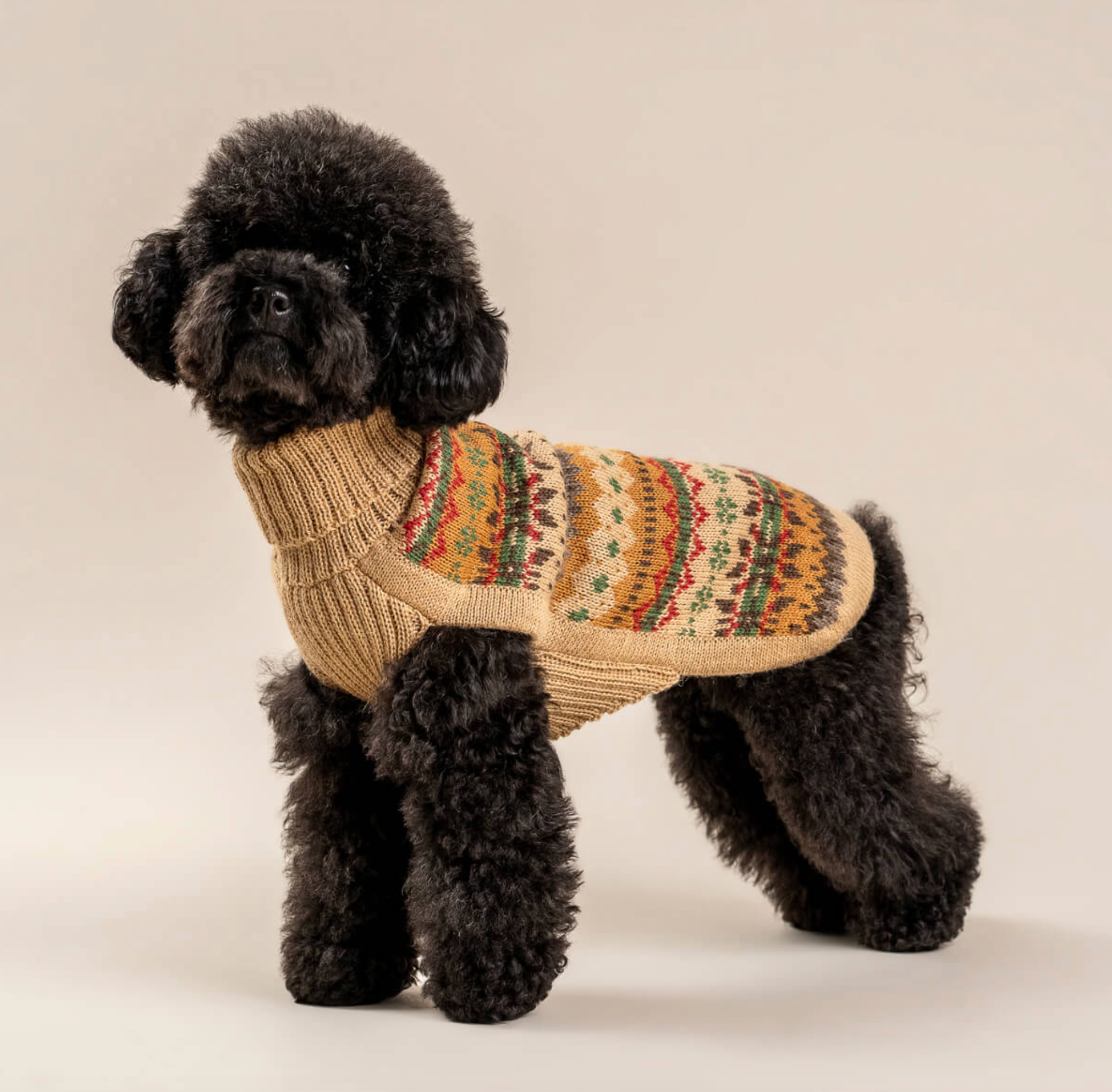 Fair Isle Finn Alpaca Dog Sweater