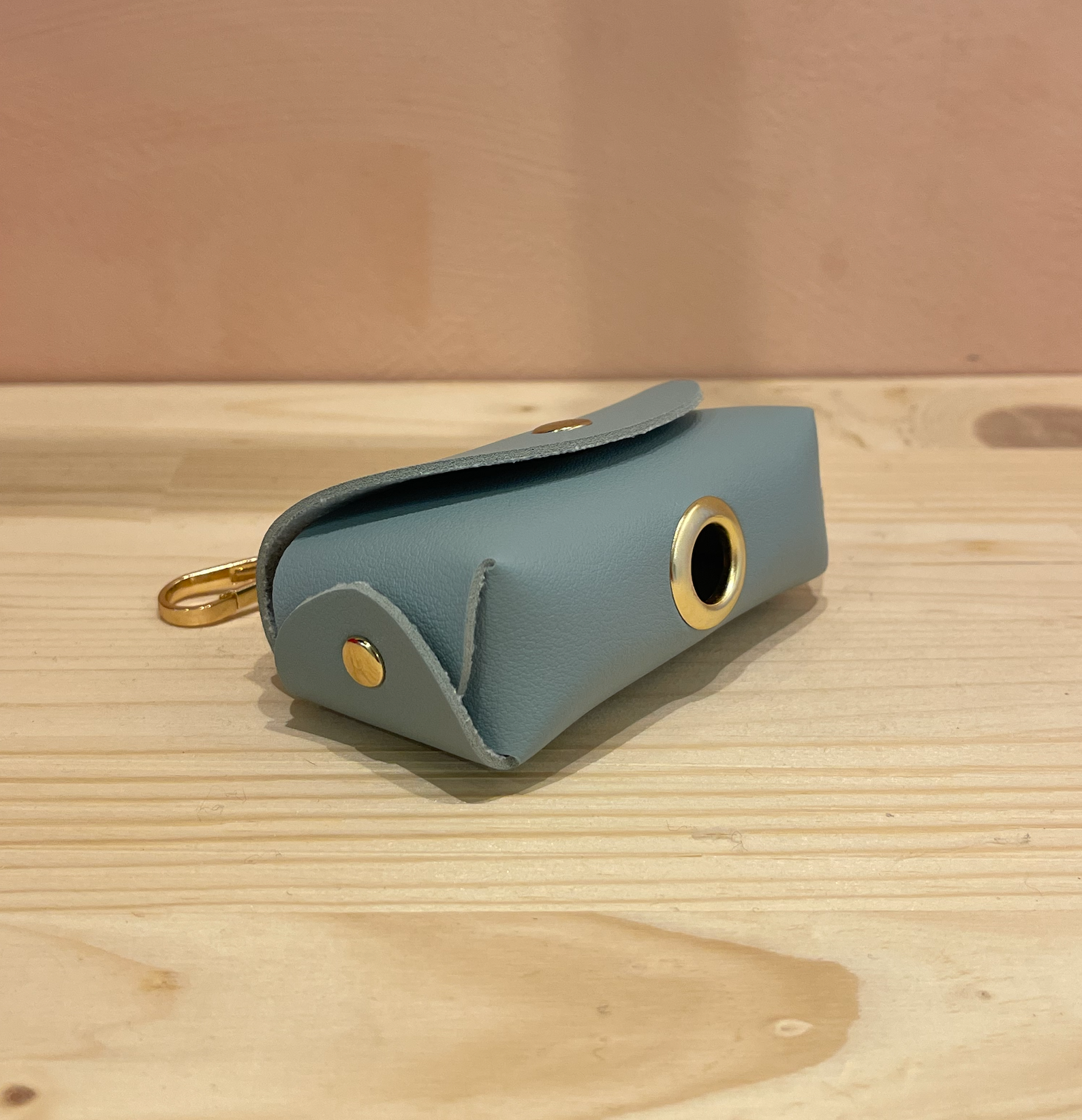 Porte-sac à crottes abstrait turquoise