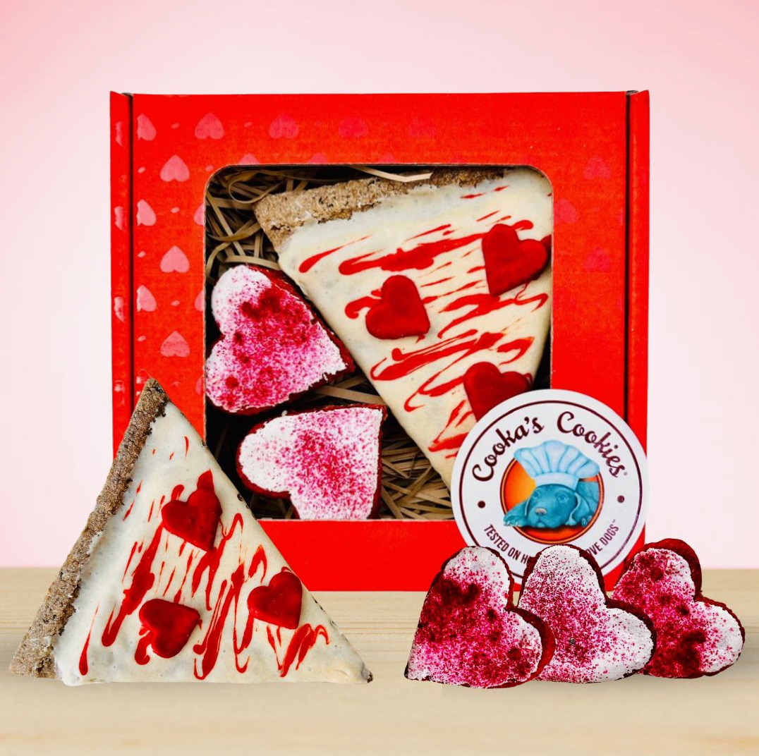 Koekjes taart met hartjes