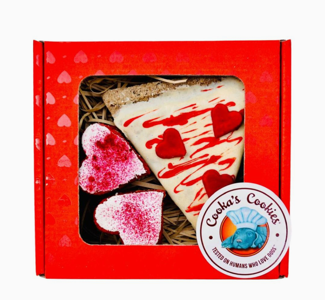 Koekjes taart met hartjes