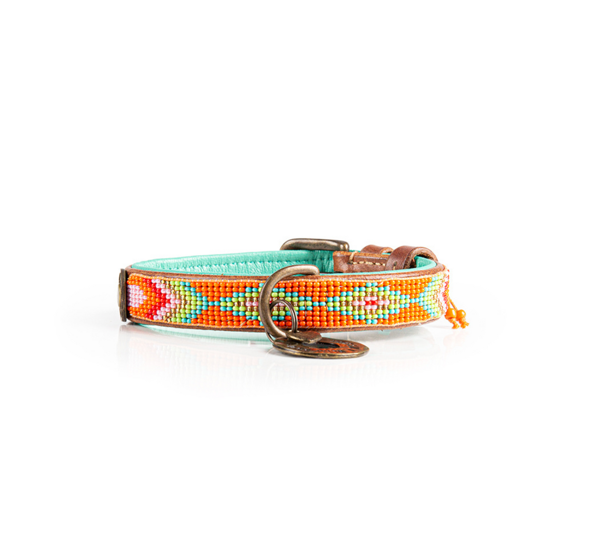 Collier de perles de lys tigré