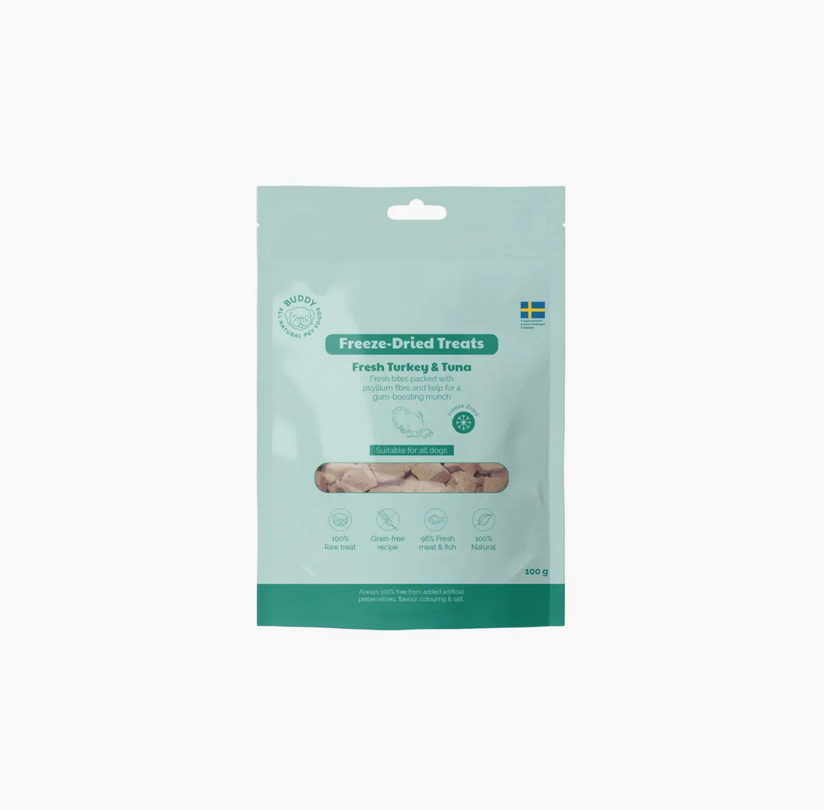 Freeze-dried treats fresh turkey &amp; tuna